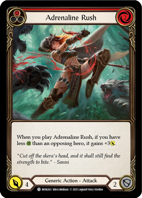 Adrenaline Rush (Red) [MON263] [Monarch] Unlimited Edition Normal