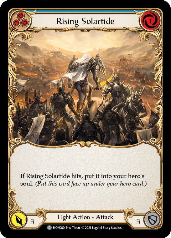 Rising Solartide (Blue) [MON080] [Monarch] 1st Edition Normal