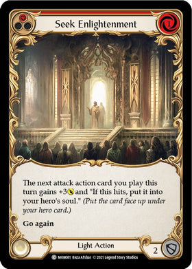 Seek Enlightenment (Red) [MON081] [Monarch] 1st Edition Normal