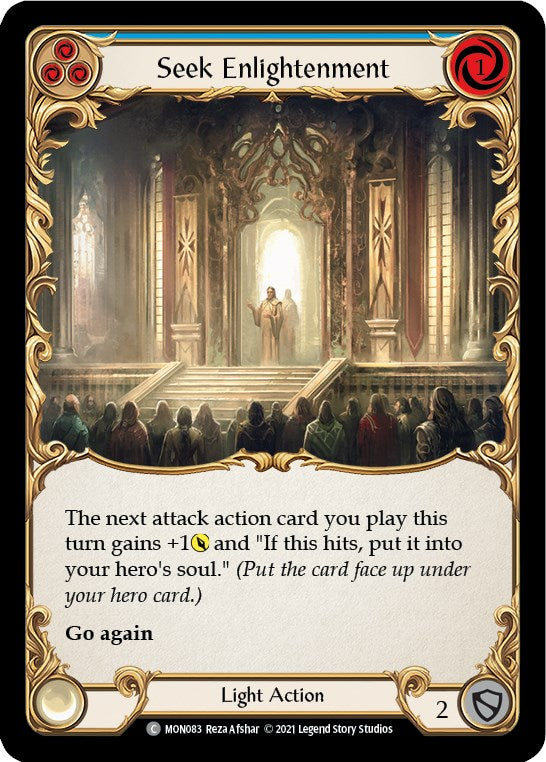 Seek Enlightenment (Blue) [MON083] [Monarch] Unlimited Edition Normal