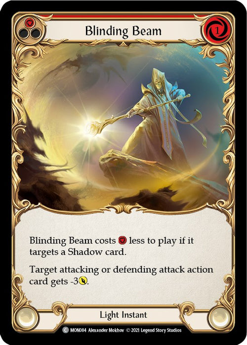 Blinding Beam (Red) [MON084] [Monarch] 1st Edition Rainbow Foil