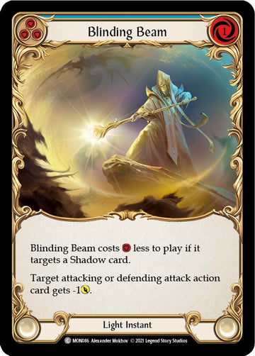 Blinding Beam (Blue) [MON086] [Monarch] Unlimited Edition Rainbow Foil