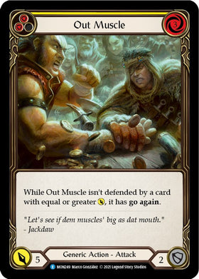 Out Muscle (Yellow) [MON249] [Monarch] 1st Edition Normal