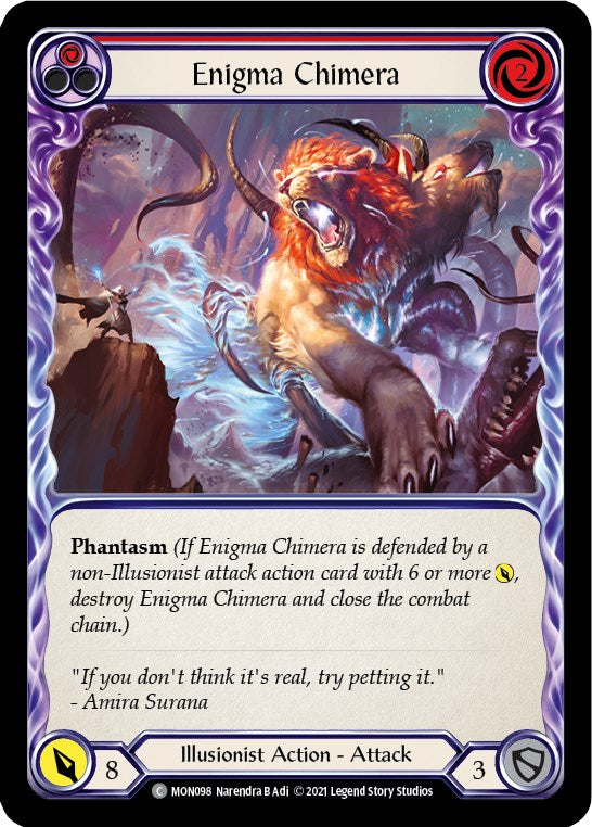 Enigma Chimera (Red) [MON098] [Monarch] 1st Edition Normal