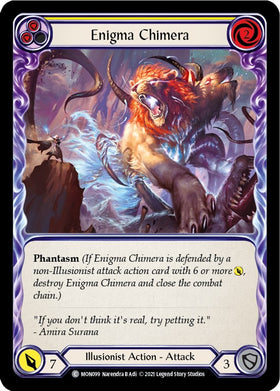 Enigma Chimera (Yellow) [MON099] [Monarch] 1st Edition Rainbow Foil