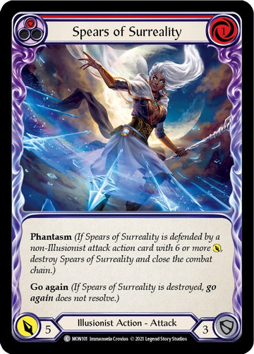 Spears of Surreality (Red) [MON101] [Monarch] Unlimited Edition Rainbow Foil