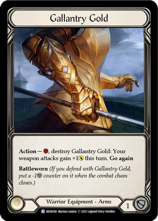 Gallantry Gold [MON108] [Monarch] 1st Edition Normal