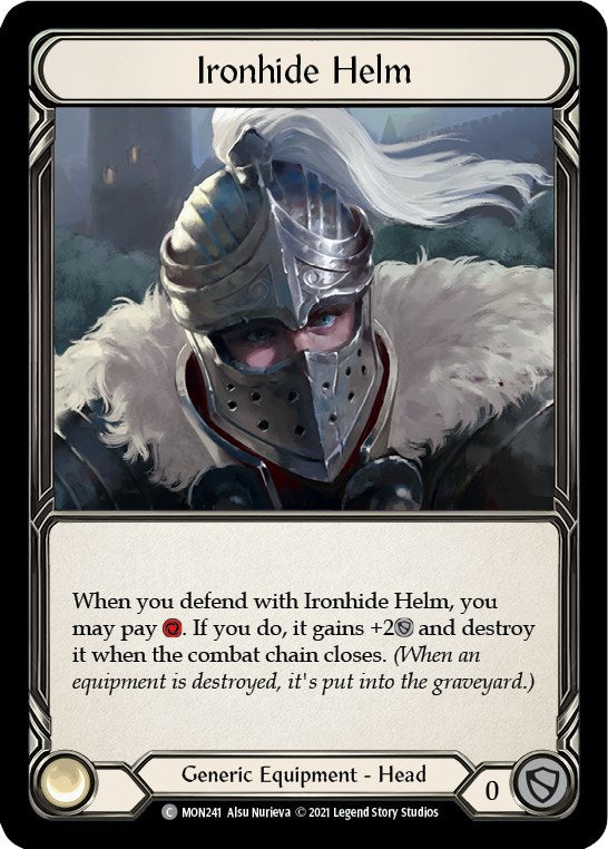 Ironhide Helm [MON241] [Monarch] 1st Edition Normal