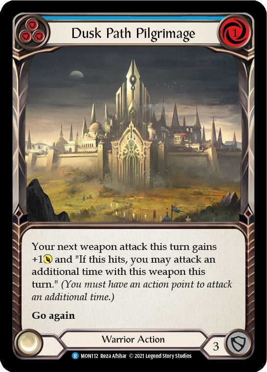 Dusk Path Pilgrimage (Blue) [MON112] [Monarch] 1st Edition Normal