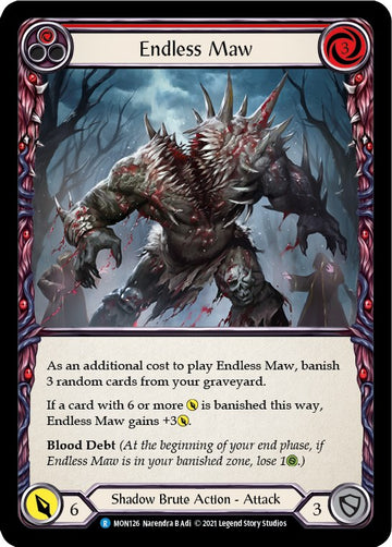 Endless Maw (Red) [MON126] [Monarch] Unlimited Edition Normal