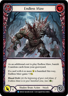 Endless Maw (Blue) [MON128] [Monarch] 1st Edition Normal