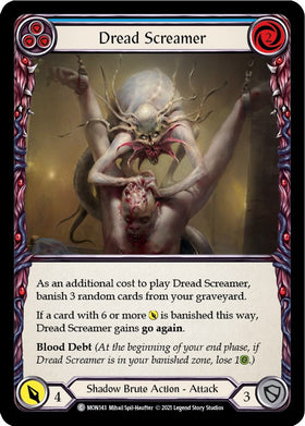 Dread Screamer (Blue) [MON143] [Monarch] Unlimited Edition Normal
