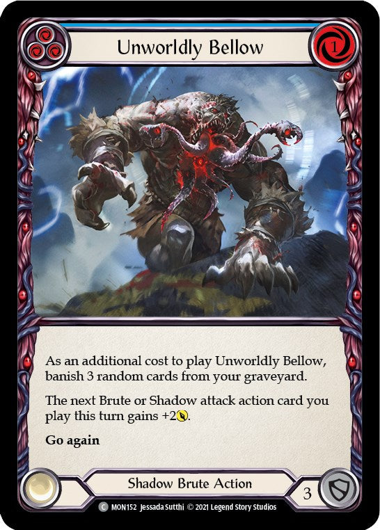 Unworldly Bellow (Blue) [MON152] [Monarch] 1st Edition Normal