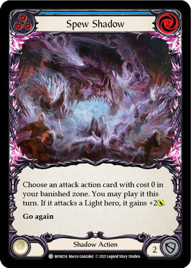 Spew Shadow (Blue) [MON214] [Monarch] 1st Edition Normal