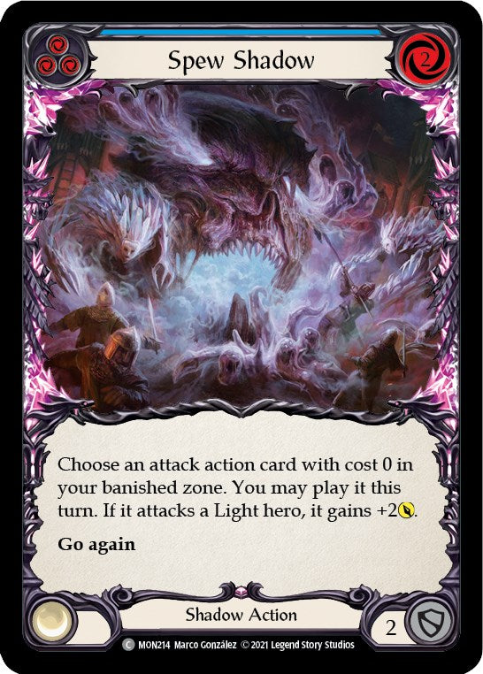 Spew Shadow (Blue) [MON214] [Monarch] Unlimited Edition Normal