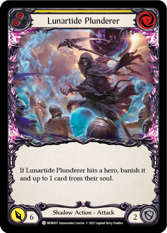 Lunartide Plunderer (Yellow) [MON207] [Monarch] 1st Edition Normal