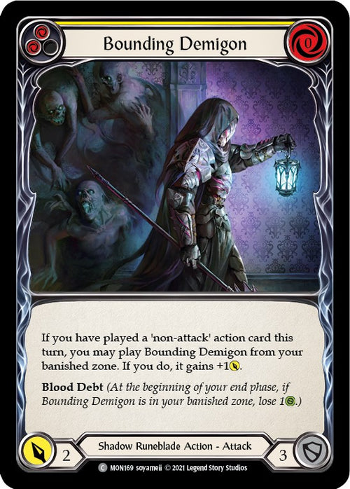 Bounding Demigon (Yellow) [MON169] [Monarch] Unlimited Edition Normal