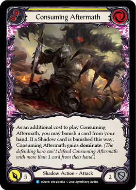 Consuming Aftermath (Yellow) [MON196] [Monarch] 1st Edition Normal