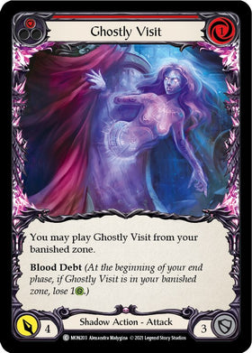Ghostly Visit (Red) [MON203] [Monarch] Unlimited Edition Normal