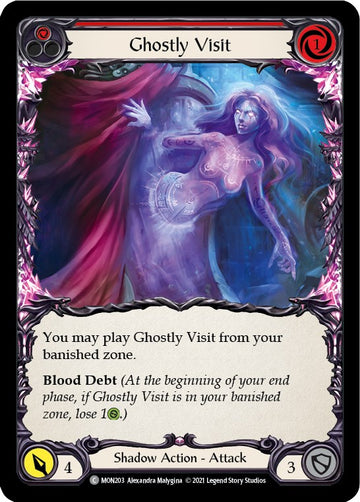 Ghostly Visit (Red) [MON203] [Monarch] 1st Edition Normal
