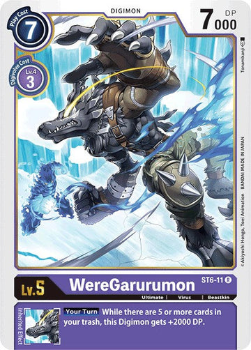 WereGarurumon [ST6-11 R] [ Venomous Violet]