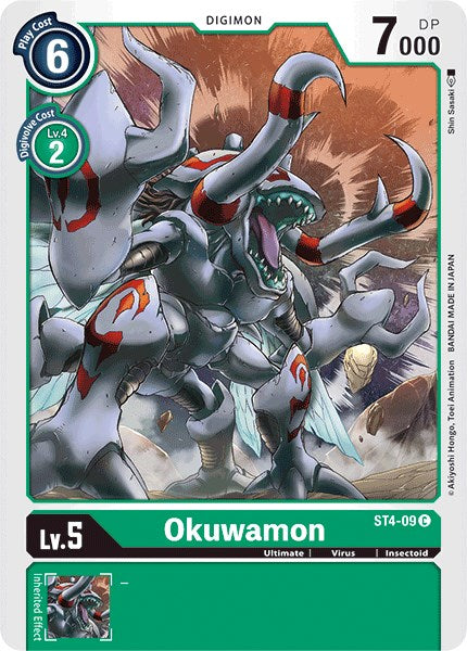 Okuwamon [ST4-09] [Starter Deck 04: Giga Green]