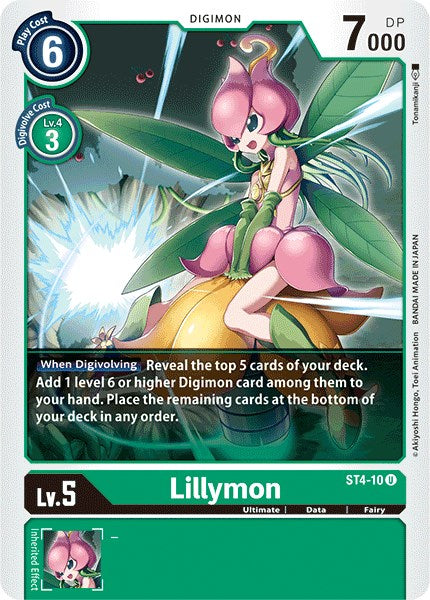 Lillymon [ST4-10] [Starter Deck 04: Giga Green]