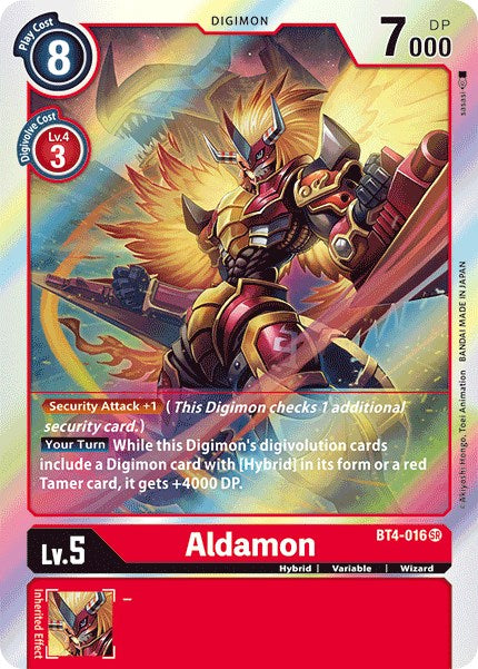 Aldamon [BT4-016 SR] [Great Legend] Foil