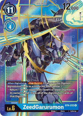 ZeedGarurumon (Alternate Art) [BT4-033] [Great Legend] Foil