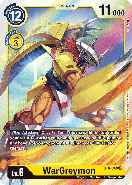 WarGreymon [BT4-048] [Great Legend] Foil
