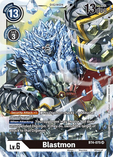 Blastmon [BT4-075] [Great Legend] Foil