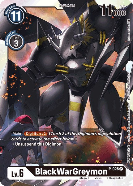 BlackWarGreymon [P-026] [Digimon Promotion Cards] Foil
