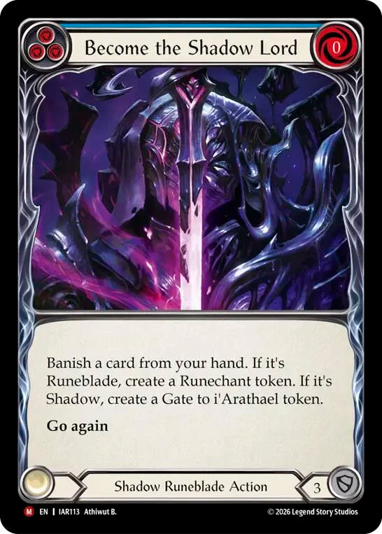 Become the Shadow Lord (Blue)