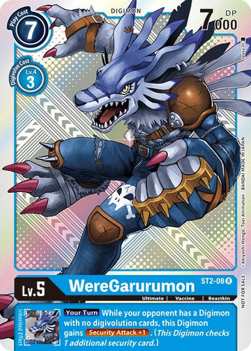 WereGarurumon - ST2-08 (Official Tournament Pack Vol.2) [ST2-08 R] [ Cocytus Blue] Foil