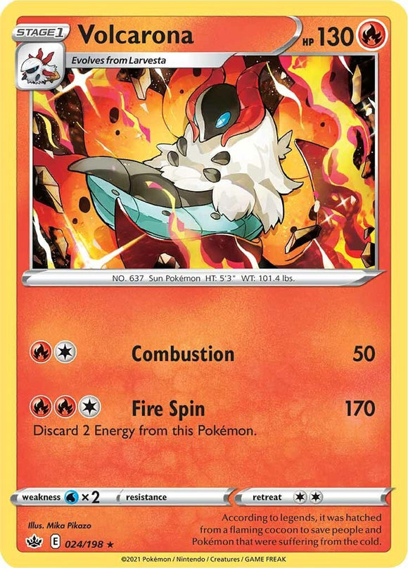 Volcarona [024/198] [Chilling Reign] Reverse Holofoil