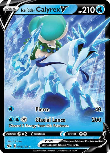 Ice Rider Calyrex V [045/198] [Chilling Reign] Holofoil