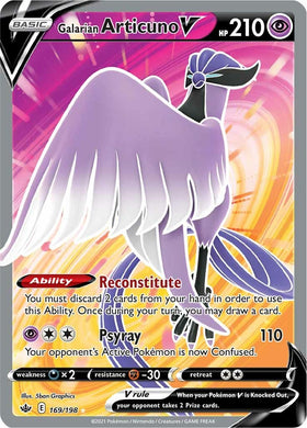 Galarian Articuno V [169/198] [Chilling Reign] Holofoil
