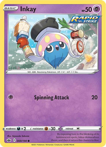 Inkay [069/198] [Chilling Reign] Reverse Holofoil