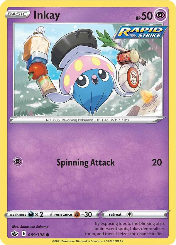 Inkay [069/198] [Chilling Reign] Reverse Holofoil