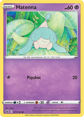 Hatenna [071/198] [Chilling Reign] Reverse Holofoil
