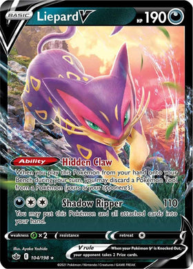 Liepard V [104/198] [Chilling Reign] Holofoil