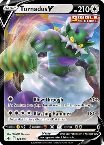 Tornadus V [124/198] [Chilling Reign] Holofoil
