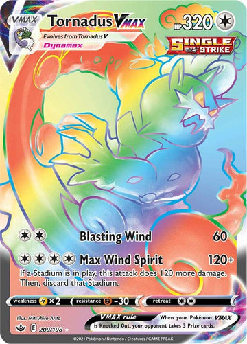 Tornadus VMAX [209/198] [Chilling Reign] Holofoil