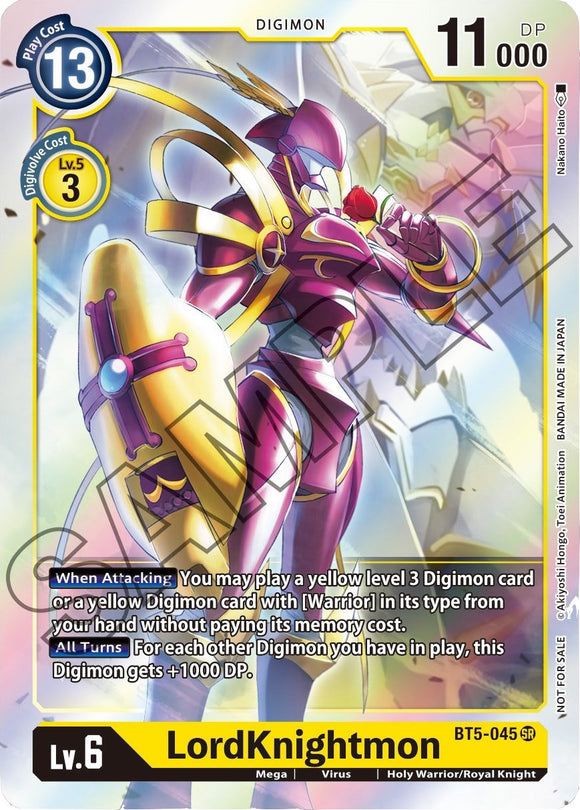 LordKnightmon (Event Pack 1) [BT5-045] [Battle of Omni] Foil