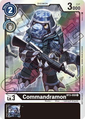 Commandramon (Event Pack 1) [BT3-059] [Release Special Booster 1.0] Foil