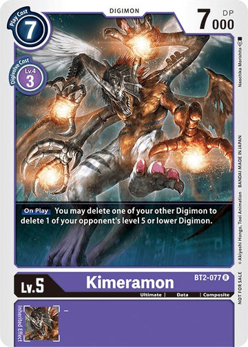 Kimeramon (Battle of Omni Pre-Release) [BT2-077] [Release Special Booster 1.0]