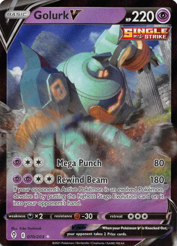 Golurk V [070/203] [Evolving Skies] Holofoil