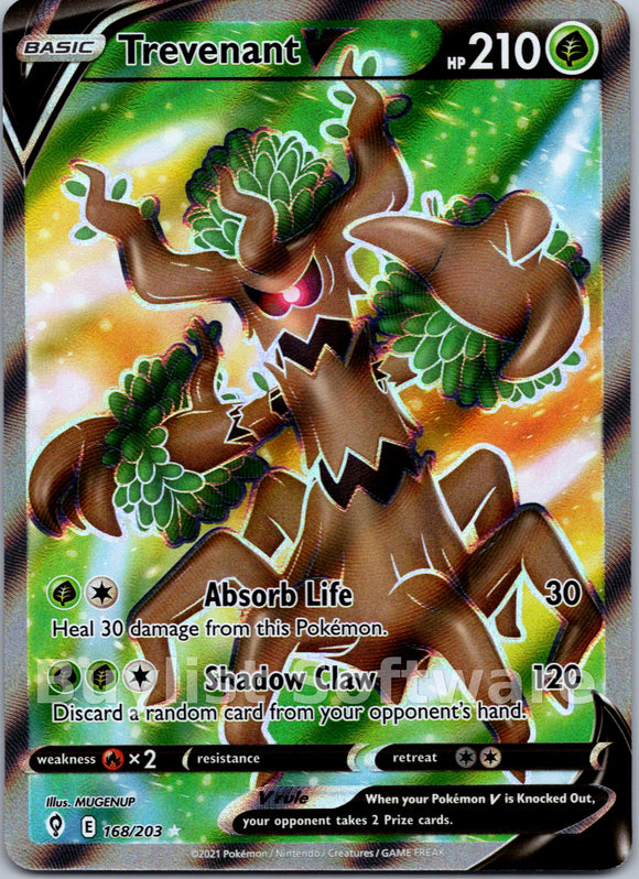 Trevenant V [168/203] [Evolving Skies] Holofoil