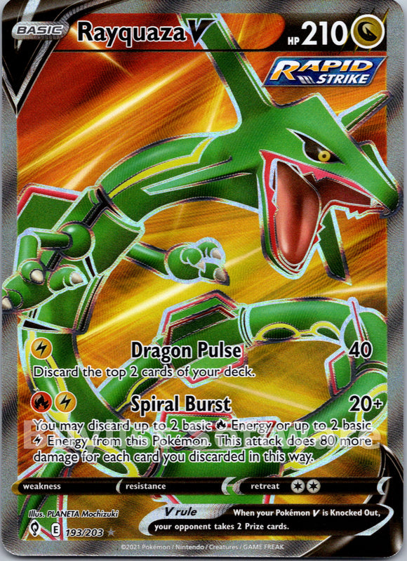 Rayquaza V [193/203] [Evolving Skies] Holofoil