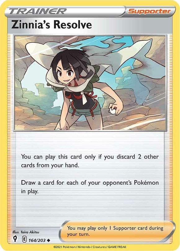 Zinnia's Resolve [164/203] [Evolving Skies] Reverse Holofoil